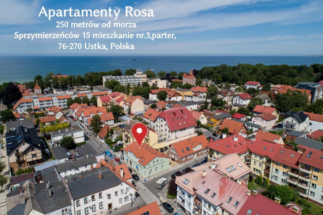 Apartamenty Rosa ウストカ エクステリア 写真